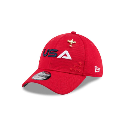 2025 Ryder Cup Team USA Red 39THIRTY Stretch Fit Hat