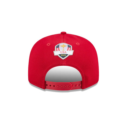2025 Ryder Cup Team USA Red Split Panel 9FIFTY Snapback Hat