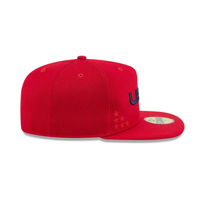 2025 Ryder Cup Team USA Red 59FIFTY A-Frame Fitted Hat