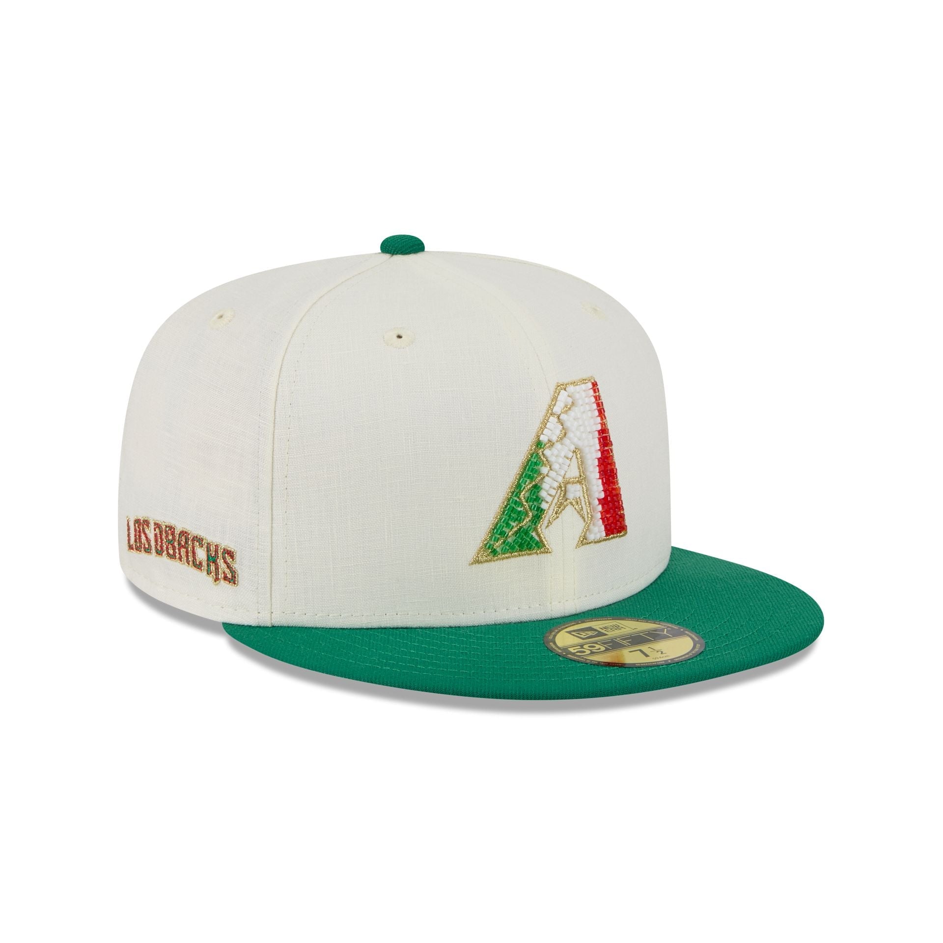 Arizona Diamondbacks Beaded Linen 59FIFTY Fitted Hat